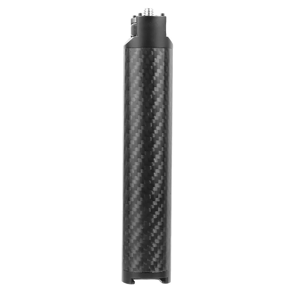 Carbon Fiber Handle Gimbal Grip Cold Shoe Mount Adapter for Zhiyun WEEBILL S LAB Stabilizer for Monitor Microphone camera gimbal stabilizer