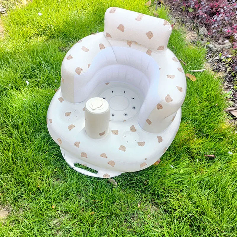 INS 어린이 소파 접이식 곰 풍선 의자 소파 의자, 풍선 의자, PVC 만화 아기 소파 의자, 사랑스러운 어린이 의자