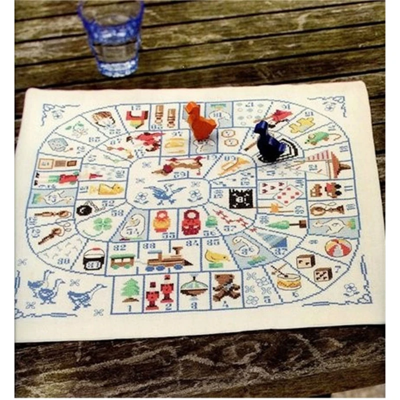 ZZ5875 Kreuzstich-Sets, Kreuzstich-Sticksets, Kreuzstichfäden für Stickereien, Stickgarnfäden für Handarbeiten, Homfun