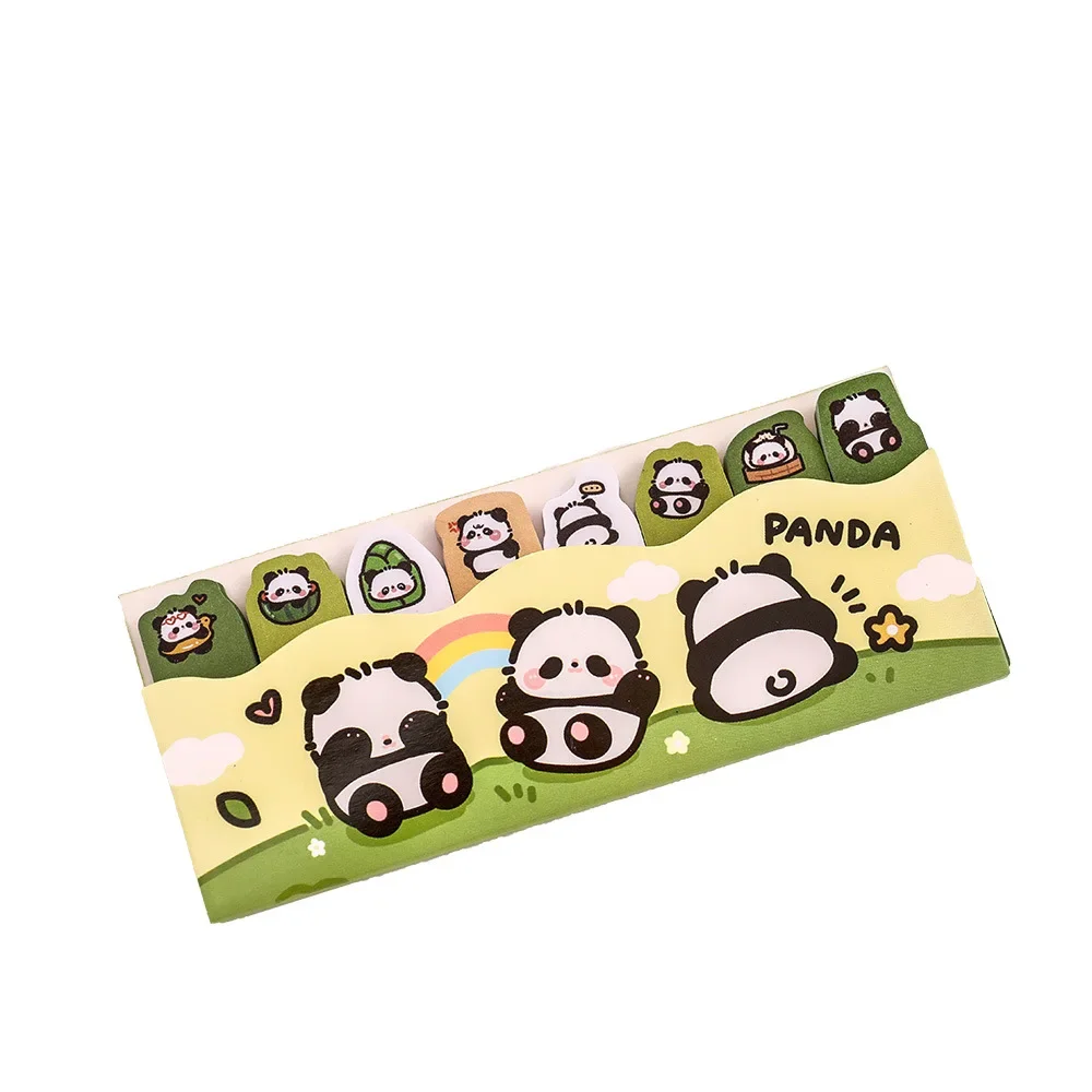 4 pcs/lot Cartoon Panda N Times Memo Pad Scrapbooking Sticky Notes Cute Decor Planner Stickers Bookmark Stationery Supplies 5