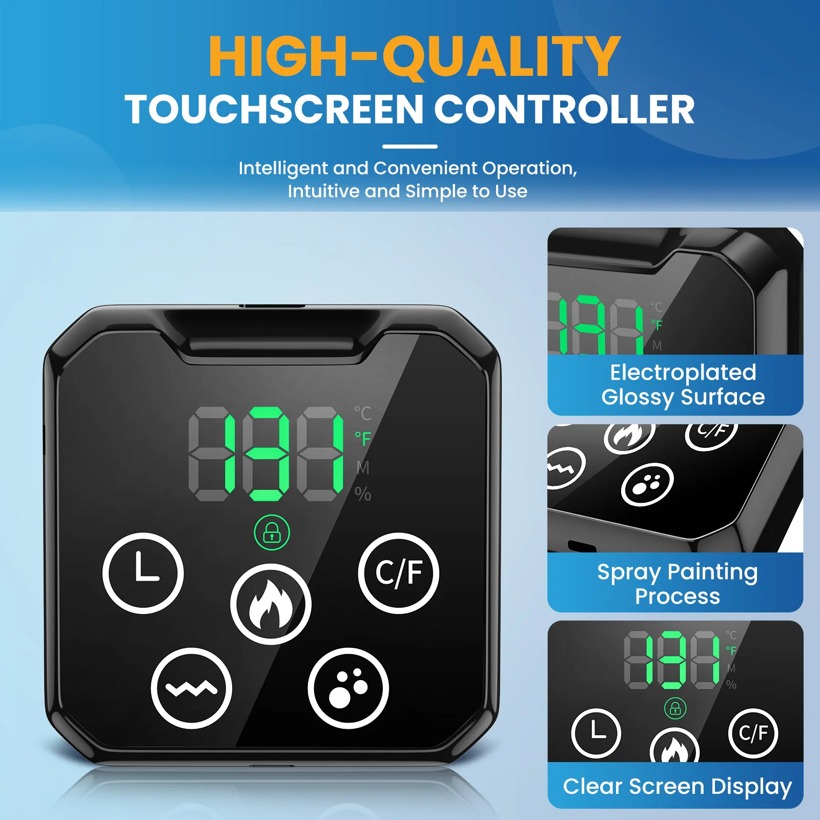 Electric Hot & Cold Compress Waist Support Belt with Air Compression Massage for Lumbar & Low Back Fatigue Relaxation