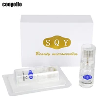 

Free Shipping 10pcs Hyaluronic Acid Skin Care Essence Derma Roller 0.25mm Titanium Micro Stamp Needle Face Lifting MezoRoller