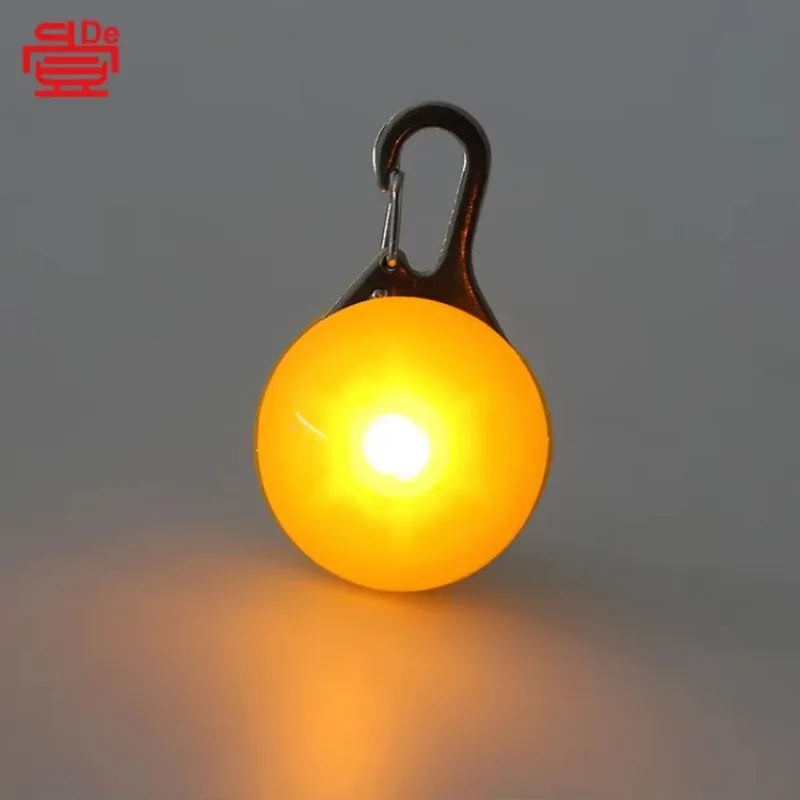 USB charging dog luminous pendant, night dog walking anti-lost flash tag LED pet luminous pendant 2