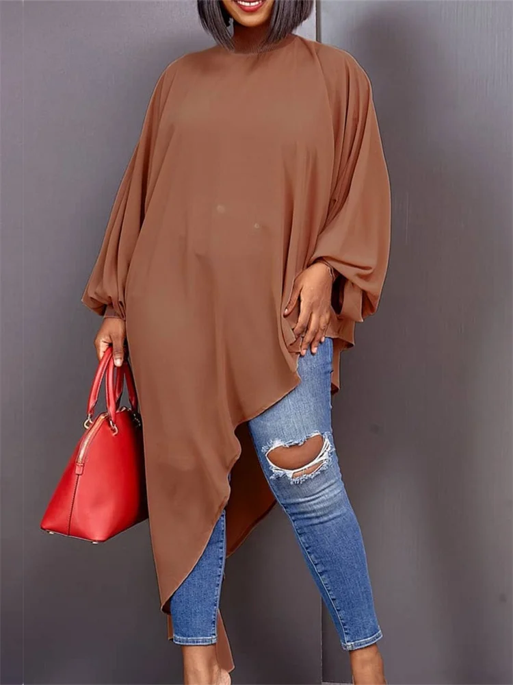 Wmstar Women Dress Long Sleeve Solid Color See Through Mesh Sexy Elegant New Ladies Dresses Wholesale Drop Shipping 2024