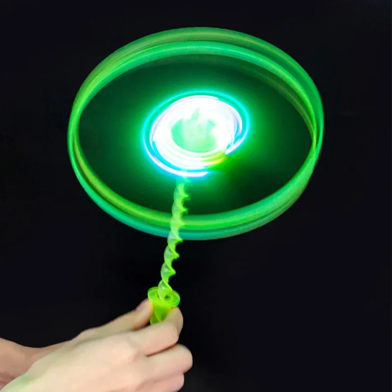 LED Luminous Bamboo Dragonfly Flying Saucers Outdoor Night Shooting Helicopters Flying Toys Kids Birthday Party Props children toys flying toy birthday party decorations