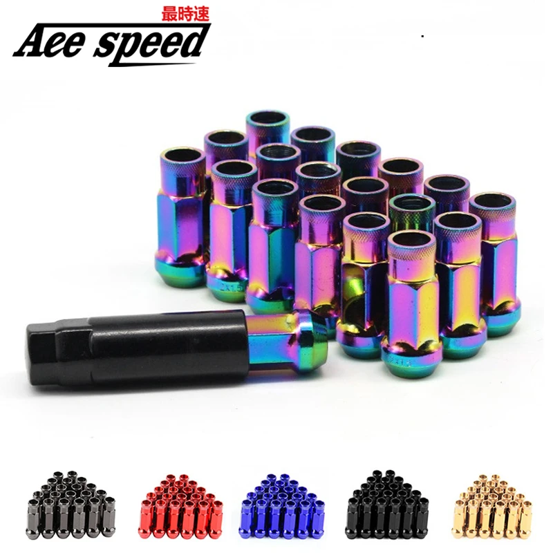 Universal For Muteki Wheel Sr48 Auto Steel Acorn Rim Extended Open End