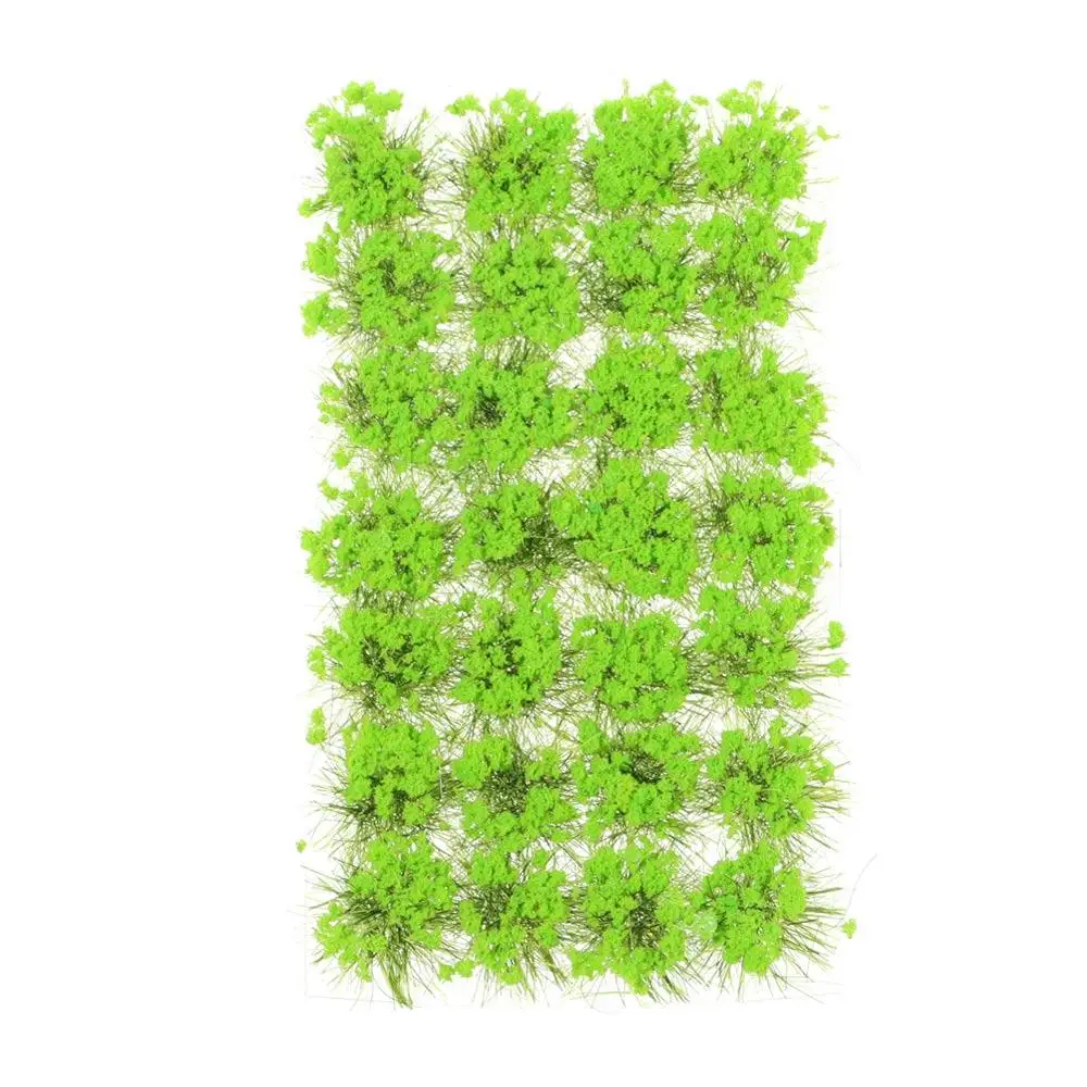 28PCS/Box Accessories Sandbox Game Scenery Wild Miniature Grass Model Scene Flower Cluster Simulation Terrain Production Artificial Plants Artificial Grass Mats