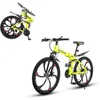 Folding Mountain Bike, 21-Speed High Carbon Steel, Adult, 26-inch Durable Tires 1