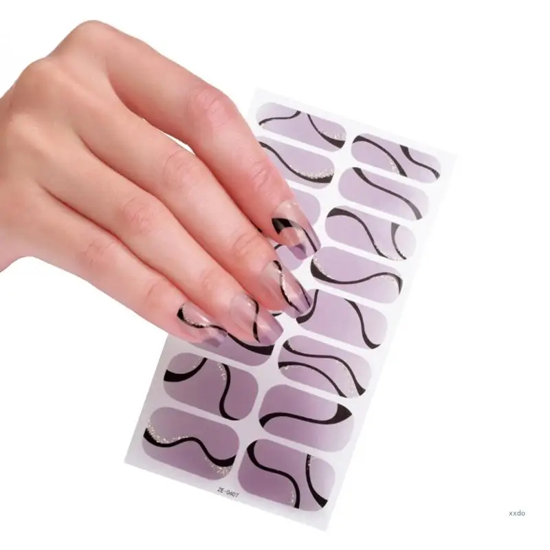 Avon Nail Art Design Strips stickers adhesives-polish-gems-French  tip-pink-bling | eBay