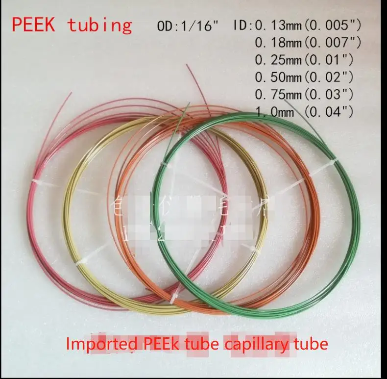 Liquid chromatography PEEK tube Hplc inlet capillary line 1/16