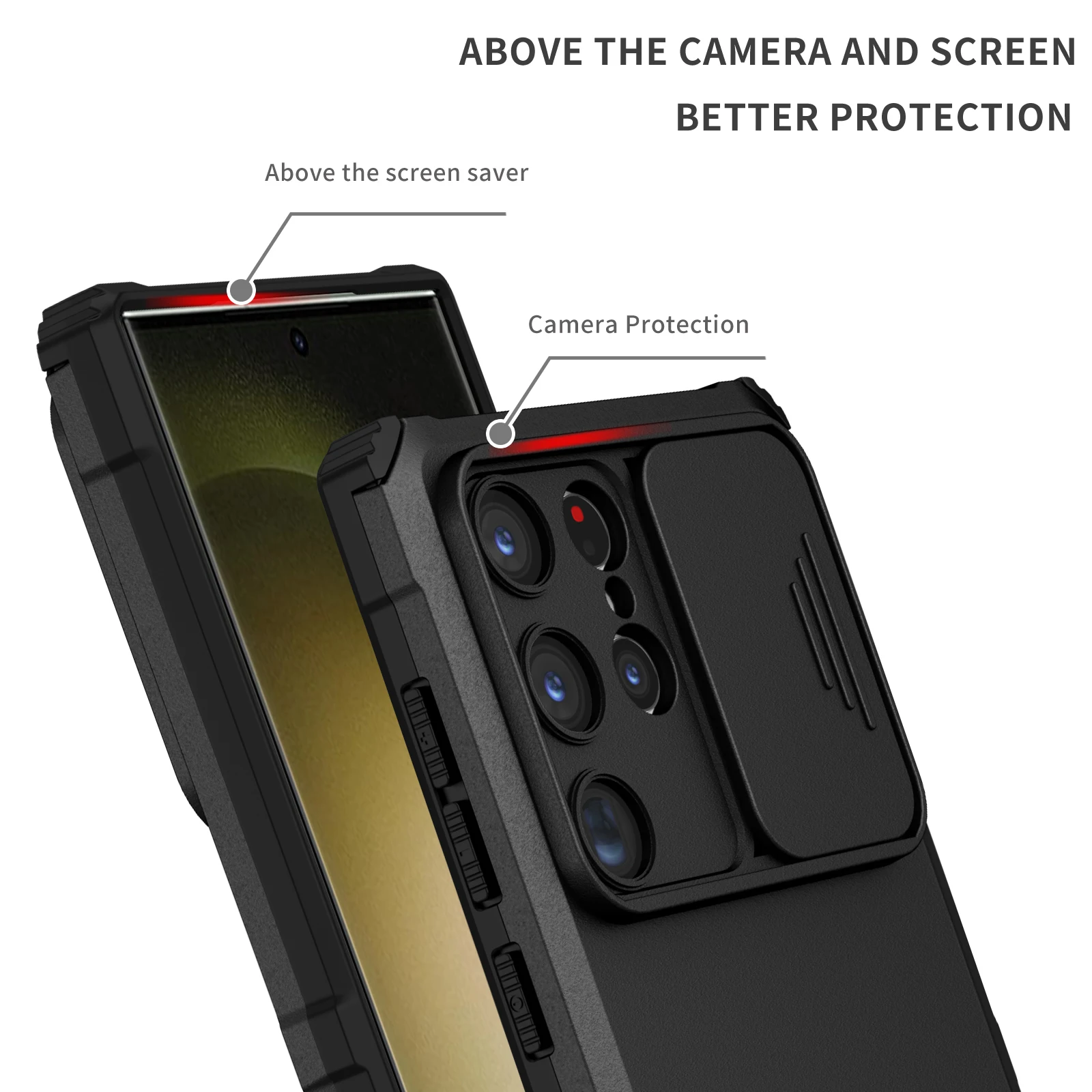 Durable Armor Phone Bag Case with Stand Holder Accessory
