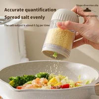 1PC Kitchen Seasoning Box, Household Sealed Moisture-proof Glass Seasoning Jar, Quantitative Seasoning Jar, Salt Control Bottle 2