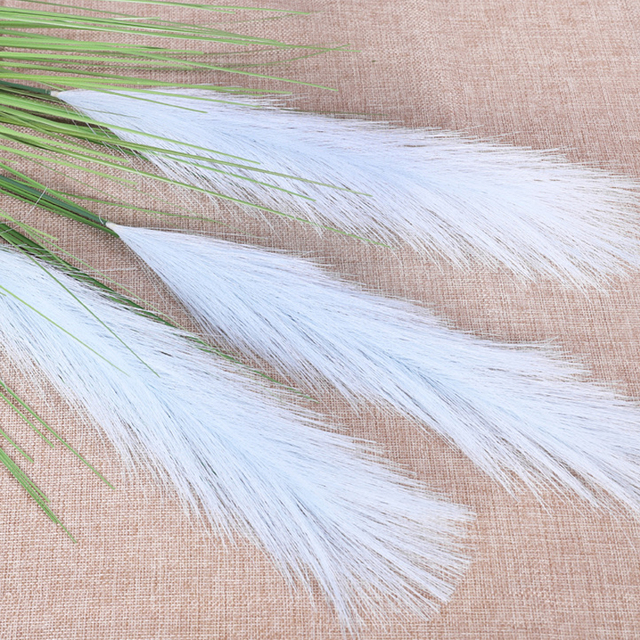 Reed Grass Dog's Tail Grass Spring Wedding Party Living Room Home Decoration Flower Arrangement Diy Fake Reed Bouquet