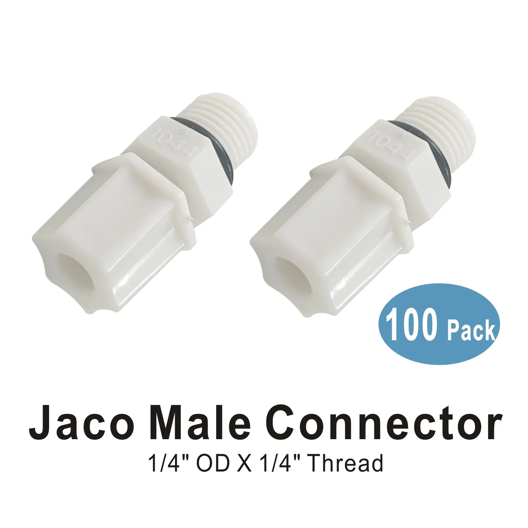 

12 упаковок прямого соединителя JACO 1/4 "резьба x 1/4" трубные фитинги для фильтров воды и обратного осмоса RO систем