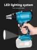 18V Heat Gun Shrink Wrapping Tool Hot Air Gun Air Dryer Soldering Thermal Blower with LED display, Tool only, No battery 3