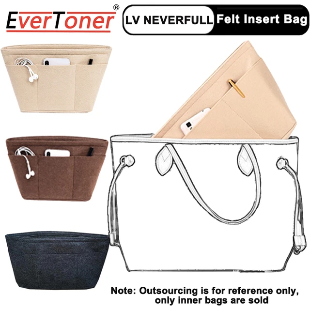 Multi-Pocket Travel Insert Felt Organizer Bag Purse Handbag Portable Dorm  Room Cosmetic Storage Bags For Neverfull GM MM PM - AliExpress