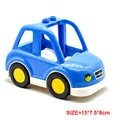 Mini blue car