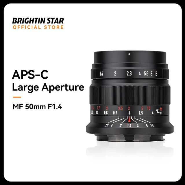 50mm F1.8 Manual Focus Lens Fit for Fuji X Mount – BrightinStar.US