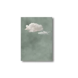 Sage Green Abstract Minimalist Canvas Print - 20x30cm No Frame (CT10756 - 2)