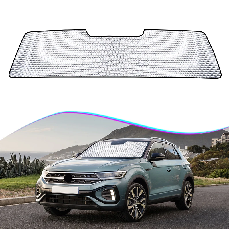 Auto Sonnenschutz Für VW Für T-ROC Für TROC 2018-2023 Rückseitenfenster Sonnenschutz  Sonnenschutz Magnetische Frontscheibe Mesh Vorhang Auto Sonnenblende (Größe  : 4PCS Side) : : Auto & Motorrad