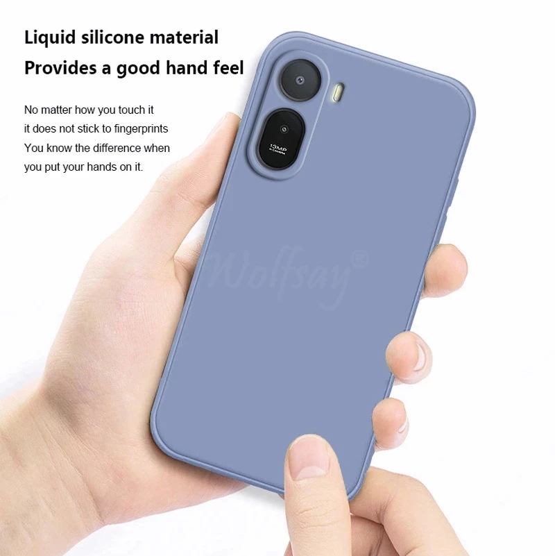 Liquid Silicone Plain Rubber Anti-Fall Protector Case