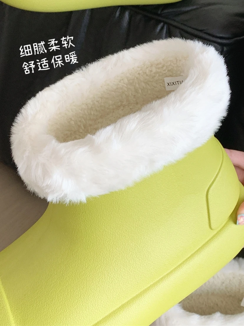 Thin Snow Boots For Women In Winter Warm And Plush Versatile For Casual Wear Slip Resistant And Waterproof Outdoor Boots