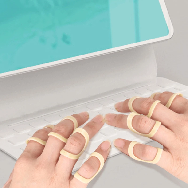 Finger Support Brace Finger Protector 1PC Mallet Finger Splint Brace Protector Broken Finger Joint Stabilizer Straightening Arthritis Knuckle Immobilization