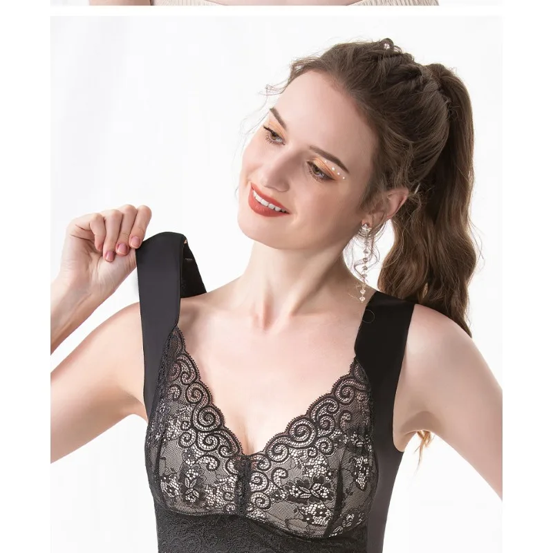 Women Lingerie Bra Lace Trackless Sports Thin Breathable Soft Comfortable Casual No Underwire V-Neck