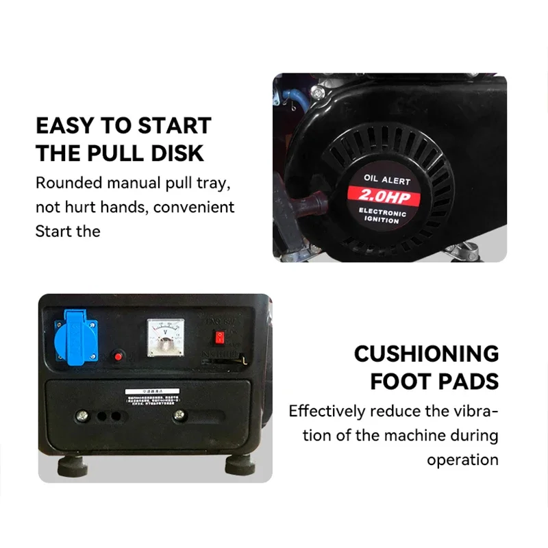 Hot Selling gasoline generator 650w power for home silent high quality low price China factory direct sale electric generator