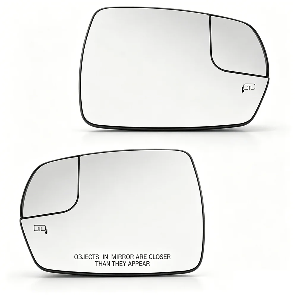 Für Ford Edge, linker oder rechter Türflügel, beheizter Rückspiegel, Glas-Seitenspiegel, weiße Linse