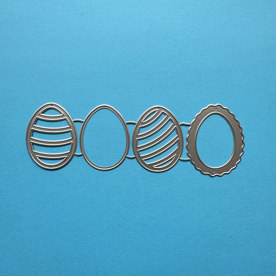 

Four eggs Metal Cutting Dies for DIY Scrapbooking and Card Making Decor Embossing Craft Die Cut