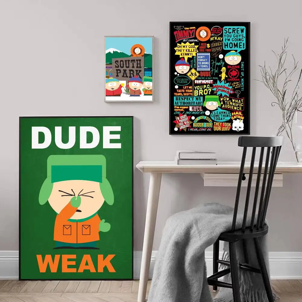 South Cartoon Parke Poster Print A4 A3 A2 Wall Art Decor For Room Office Gift For Fans 2