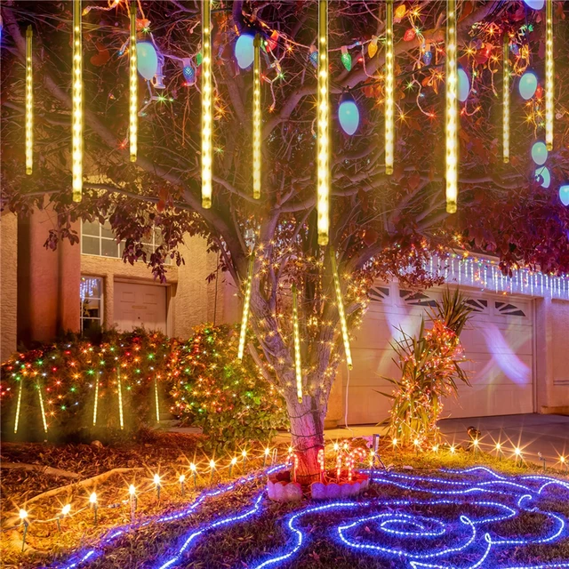 Christmas Tree Decorations Led Street Lights  Christmas Lights Street  Length - Lamp - Aliexpress