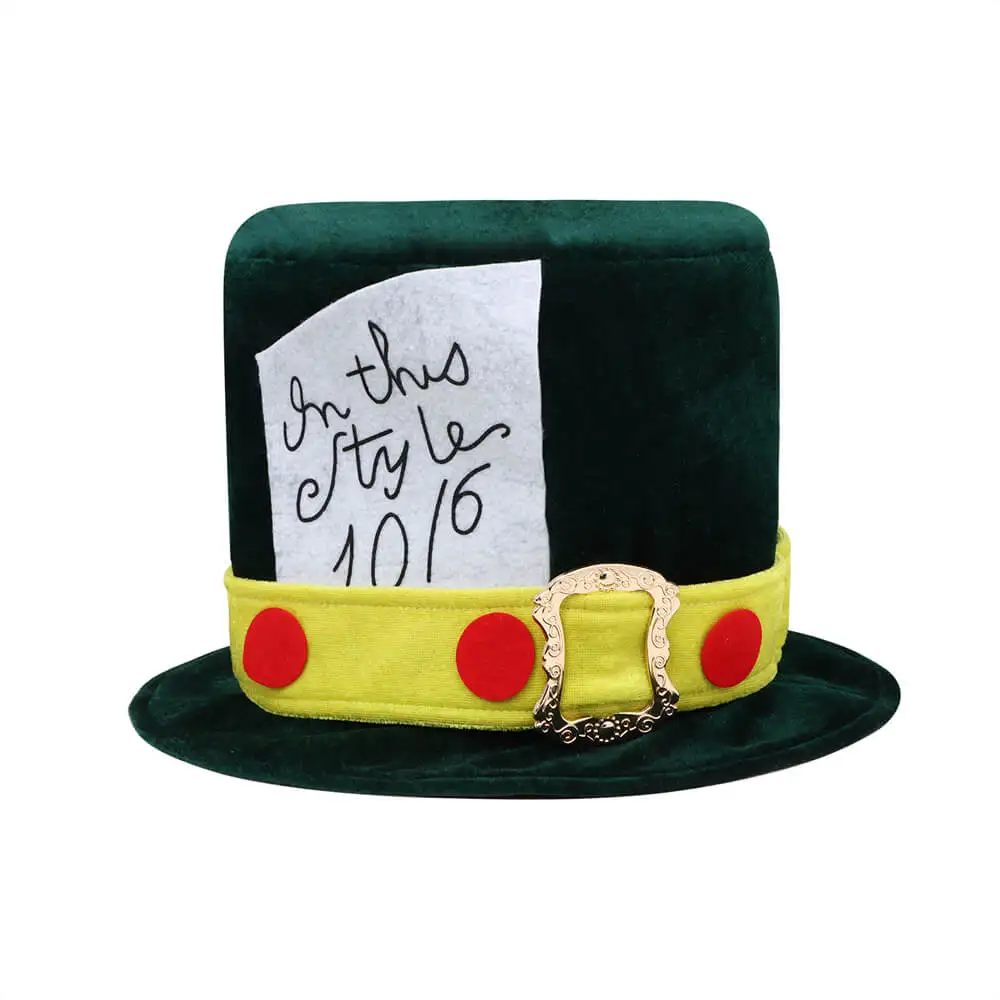 Mad Hatter Hat Adults Movie Role Play Cosplay Props Halloween Christmas Party Gifts
