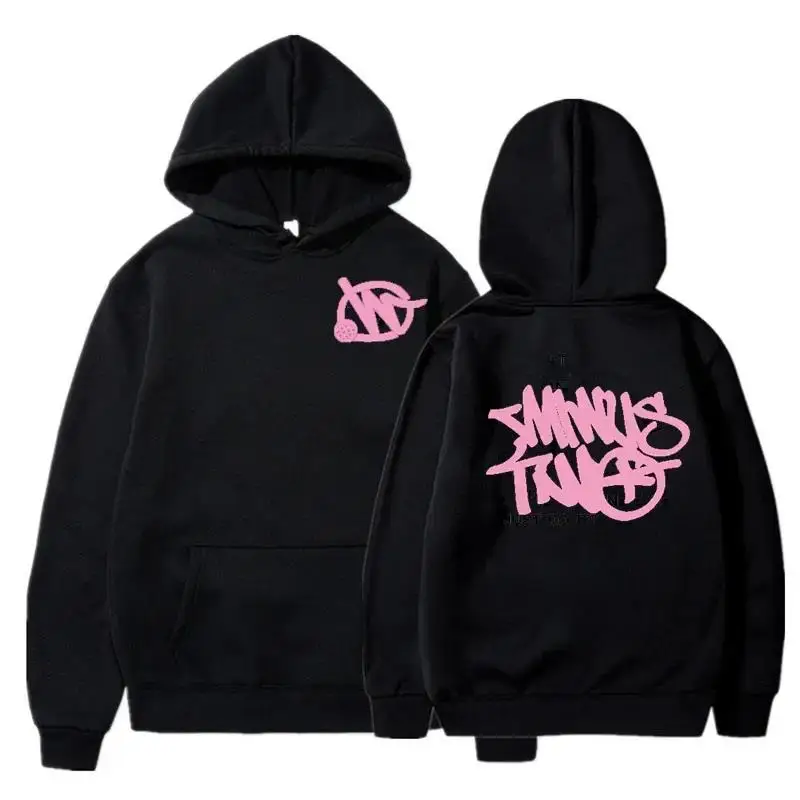 

New fashion round neck Autumn/Winter Y2K pure wool printed hoodie clothing neutral punk Harajuku hoodie