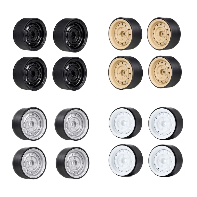 

A Set of Remote Control Crawler Car Wheel Detachable Fine Car Parts Car Necessary Parts Beadlock Wheels Rims D7WF