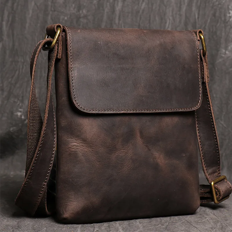 Hoge Kwaliteit Tas Voor Mannen Echt Lederen Crossbody Tas Mannelijke Gemakkelijk Reizen Schoudertas Voor Tablet Mannen Lederen handtas