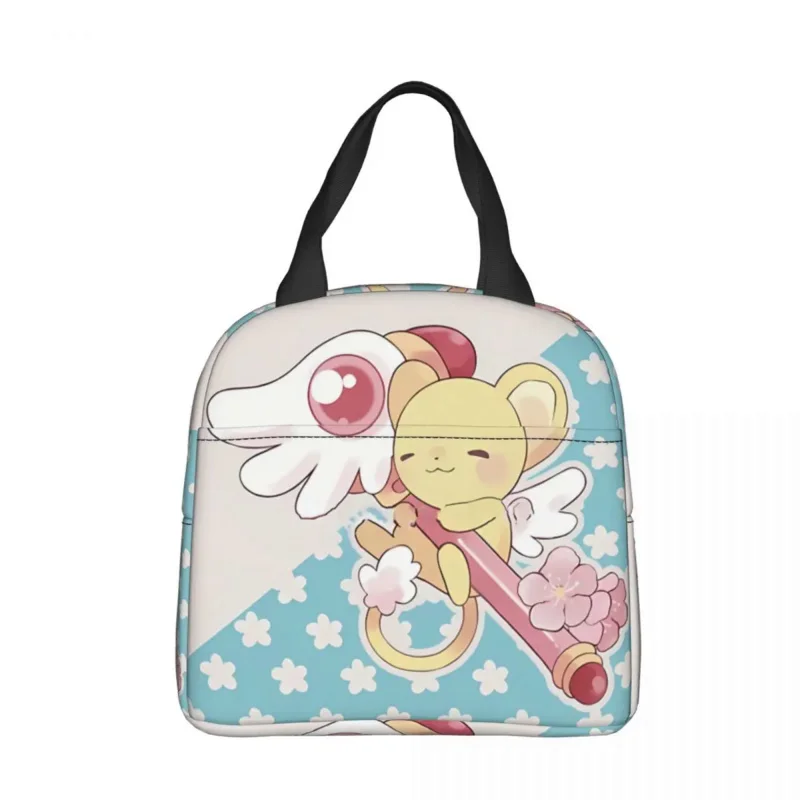 

Kero And DreamStaff Lunch Bag box Comic Card Captor Sakura Children Aluminum Bag Foil Portable Lunchbox