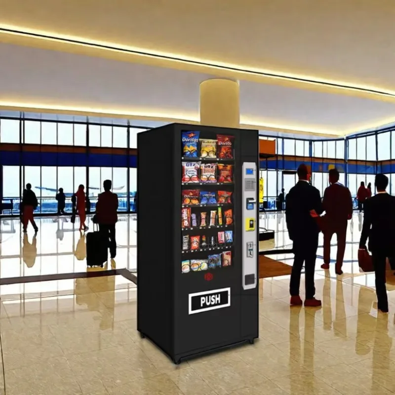 Customized Auto Snack & Water Vending Machine Factory Convenient Store Food Drinks Snacks Beverage Dispenser Beer Cold Drinks
