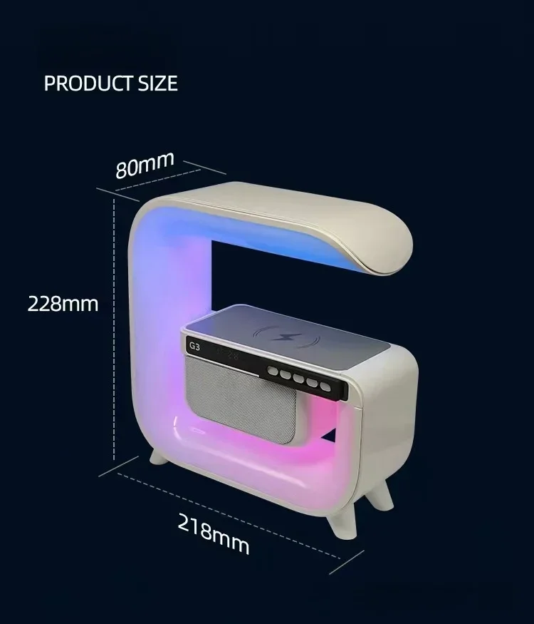 شحن لاسلكي كبير G متعدد الوظائف مكبر صوت بلوتوث ،...