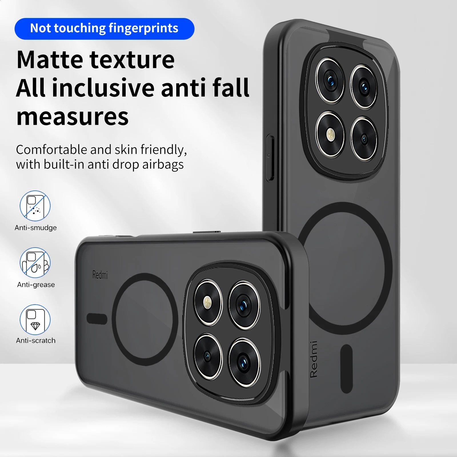 Magnetic Shockproof Acrylic Phone Case