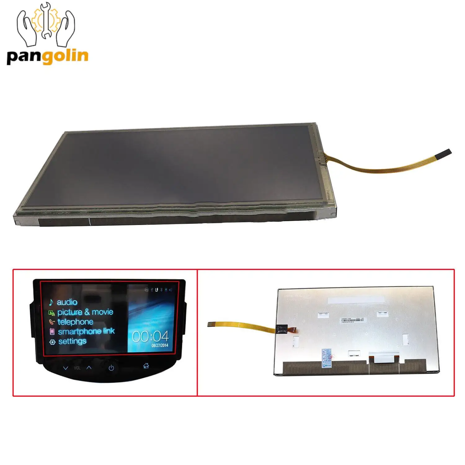 

1pc 7" LCD Display Touch Screen LA070WV1TD05 4 Pin For Chevy 12-16 Spark Sonic MYLINK Radio Navigation LA070WV1(TD)(05) Parts