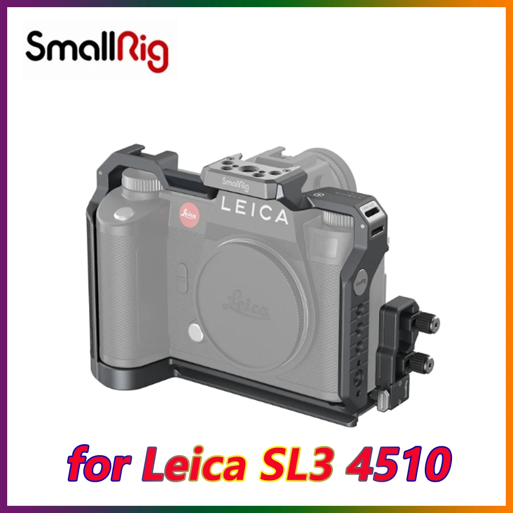 Gabbia Per Fotocamera Smallrig Pre-Vendita Per Leica Sl2 / Sl2-S Sl3 Con Supporto Per Scarpe Fredde Arca-Swiss Piastra A Sgancio Rapido 4510 4162