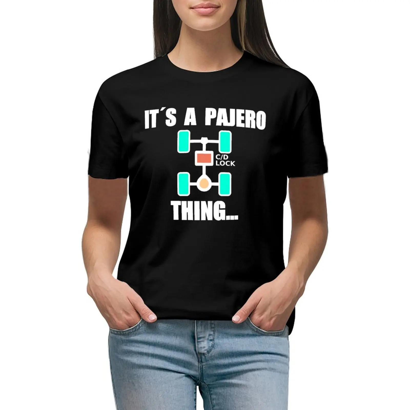 

IT′S A PAJERO THING... Fitted T-shirt kawaii clothes vintage clothes summer clothes cotton t shirts Women