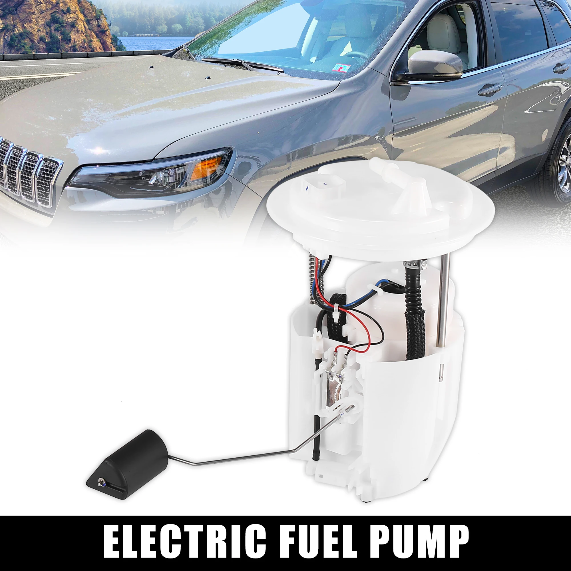 X Autohaux Electric Fuel Pump Module Assembly E7210M 68033083AB 68033083AA Petrol Pumps for