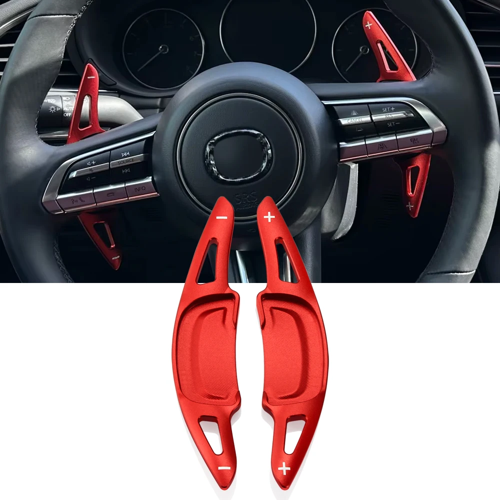 KUNIO Sleutelhoes Voor Mazda 3 6 CX-30 CX-5 En Meer - Metalen Behuizing, 4 Toetsen, 2019-2024