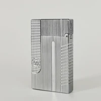 Classic Lighter 007 Cling Sound Metal Drawing Butane Refillable Soft Flame Smoking Tools For Boyfriend Christmas Gift 2
