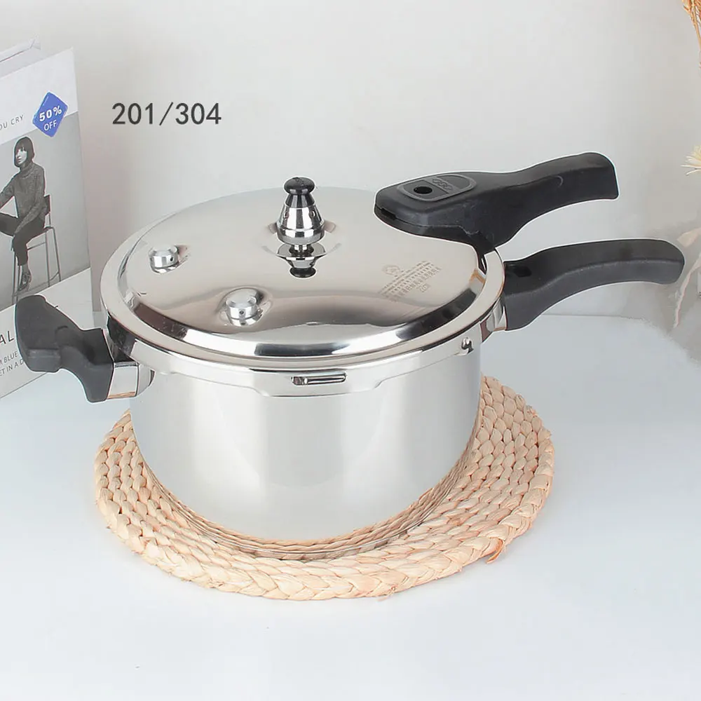 Aluminium Alloy Kitchen Pressure Cooker Gas Stove Cooking Energy-saving Safety Protection Outdoor Camping Cookware