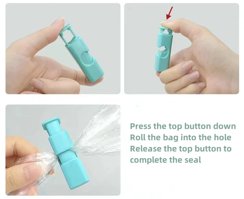 Description Picture 2 of itemFood Sealing Clips Bread Storage Bag Clips For Snack Wrap Bags Spring Clamp Reusable Kitchen Organization Sealing Clamp