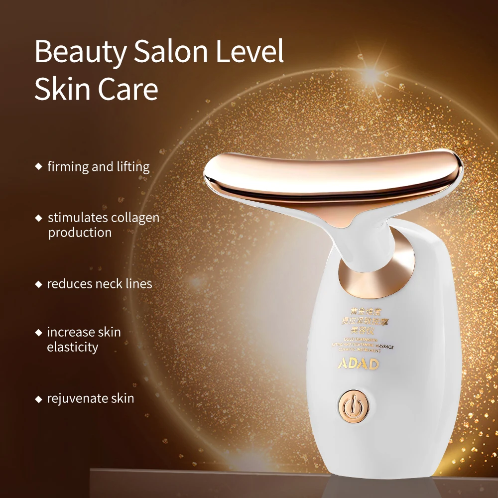 Face Neck Massage Device Facial Firming Lifting Machine Anti-wrinkles Anti Aging Beauty Device For Neck Lines Reduce Double Chin facial massager face slimming massager